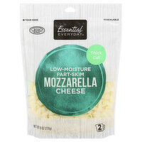 Essential Everyday Cheese, Mozzarella, Thick Cut, 8 Ounce