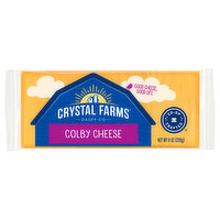 Crystal Farms Cheese, Colby, 8 Ounce