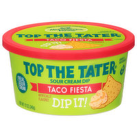 Mid America Farms Top The Tater Sour Cream Dip, Taco Fiesta, 12 Ounce