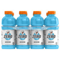 Gatorade Zero Thirst Quencher, Zero Sugar, Cool Blue, 8 Each