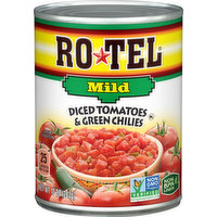 RO-TEL Tomatoes & Green Chilies, Mild, Diced, 10 Ounce