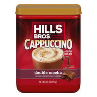 Hills Bros. Drink Mix, Double Mocha, Cafe Style, 16 Ounce