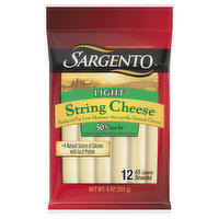 Sargento String Cheese, Light, 12 Each