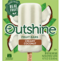 Outshine Fruit Bars, Creamy Coconut, 6 Pack, 6 Each