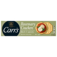 Carr's Crackers, Rosemary, 5 Ounce