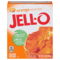 Jell-O Gelatin Dessert, Orange, 3 Ounce