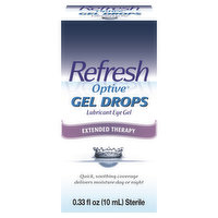 Refresh Optive Eye Gel, Lubricant, Gel Drops, Extended Therapy, 0.33 Fluid ounce