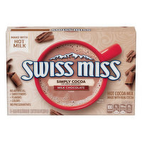 Swiss Miss Simply Cocoa Hot Cocoa Mix, Milk Chocolate Flavor, 8 Each