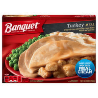 Banquet Classic Turkey, Frozen Meal, 10 Ounce