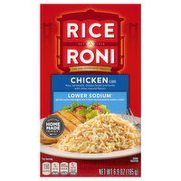 Rice-A-Roni Rice, Lower Sodim, Chicken Flavor, 6.9 Ounce