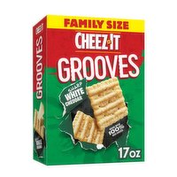 Cheez-It Crunchy Cheese Crackers, Sharp White Cheddar, Family Size, 17 Ounce
