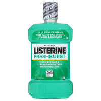 Listerine Mouthwash, Antiseptic, Freshburst, 1.5 Litre