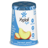 Yoplait Yogurt, Fat Free, Harvest Peach, 6 Ounce
