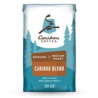 Caribou Coffee Caribou Blend Medium Roast Ground Coffee, 20 Ounce