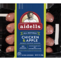 Aidells Aidells® Smoked Chicken Sausage, Chicken & Apple, 12 oz. (4 Fully Cooked Links), 12 Ounce