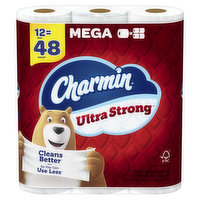 Charmin Ultra Strong Bath Tissue Mega Rolls, 12 Each
