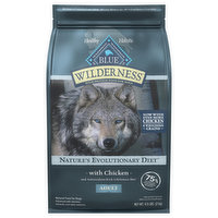 Blue Buffalo Blue Wilderness Food for Dogs, Natural, with Chicken, Nature's Evolutionary Diet, Adult, 4.5 Pound