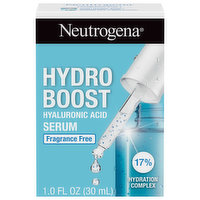 Neutrogena Hydro Boost Hyaluronic Acid Serum, Fragrance Free, 1 Fluid ounce