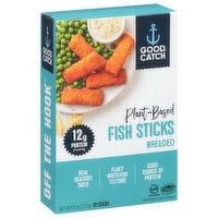 Good Catch Fish Sticks, Plant-Based, Breaded, 10 Each