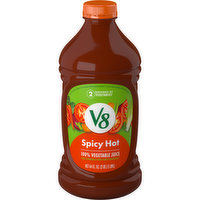 V8® Spicy Hot 100% Vegetable Juice, 64 Fluid ounce