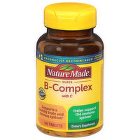 Nature Made B-Complex, with C, Super, Tablets, 140 Each