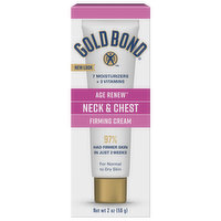 Gold Bond Age Renew Firming Cream, Neck & Chest, Age Renew, 2 Ounce