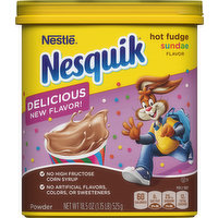 Nesquik Powder, Hot Fudge Sundae Flavor, 18.5 Ounce