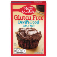 Betty Crocker Cake Mix, Gluten Free, Devil's Food, 15 Ounce