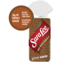 Sara Lee 100% Whole Wheat Whole Wheat Bread, 16 oz, 16 Ounce