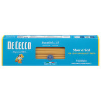 De Cecco Bucatini, No. 15, Slow Dried, 1 Pound