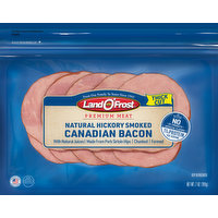 Land O'Frost Bacon, Canadian, Natural Hickory Smoked, 7 Ounce