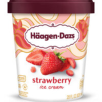 Haagen Dazs Strawberry Ice Cream, 28 Fluid ounce