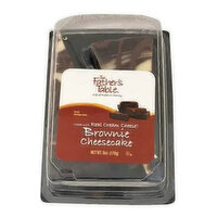 Fathers Table Brownie Slice Cheescake 2 Count, 6 Ounce