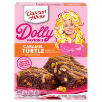 Duncan Hines Brownie Mix, Caramel Turtle, Dolly Parton's, 16.7 Ounce