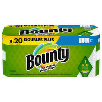 Bounty Paper Towels, 8 Rolls, White, 2-Ply, 8 Each
