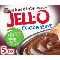 Jell-O Cook & Serve Chocolate Pudding & Pie Filling Mix, 5 Ounce