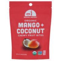 Mavuno Harvest Chewy Fruit Bites, Mango + Coconut, Organic, 1.94 Ounce