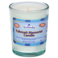 Yehuda Candle, Yahrzeit Memorial, 1 Each