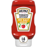 Heinz Tomato Ketchup with No Salt Added, 14 Ounce