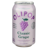 Olipop Soda, Classic Grape, 12 Fluid ounce