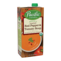 Pacific Foods Organic Creamy Roasted Red Pepper & Tomato Soup, 32 Fluid ounce