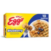 Eggo Frozen Waffles, Blueberry, 10 Each