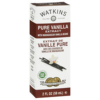 Watkins Vanilla Extract, Pure, 2 Fluid ounce