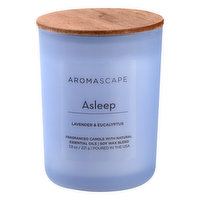 Aromascape Candle, Lavender & Eucalyptus, Asleep, 1 Each