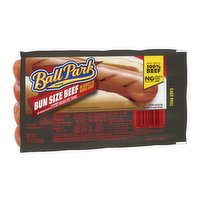 Ball Park Bun Size Beef Hot Dogs, Easy Peel Package, 15 Ounce