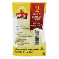 Kramer Farms Eggs, Hard-Boiled, 3.1 Ounce