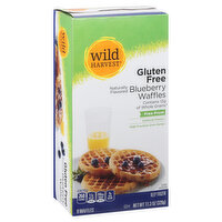 Wild Harvest Waffles, Blueberry, 8 Each