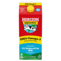 Horizon Organic Milk, Organic, Reduced Fat, 0.5 Gallon