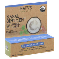 Maty's Nasal Ointment, Organic, 0.5 Ounce