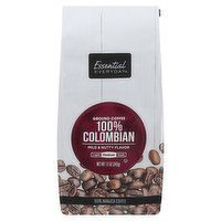 Essential Everyday Coffee, Ground, 100% Colombian, Medium, Mild & Nutty Flavor, 12 Ounce